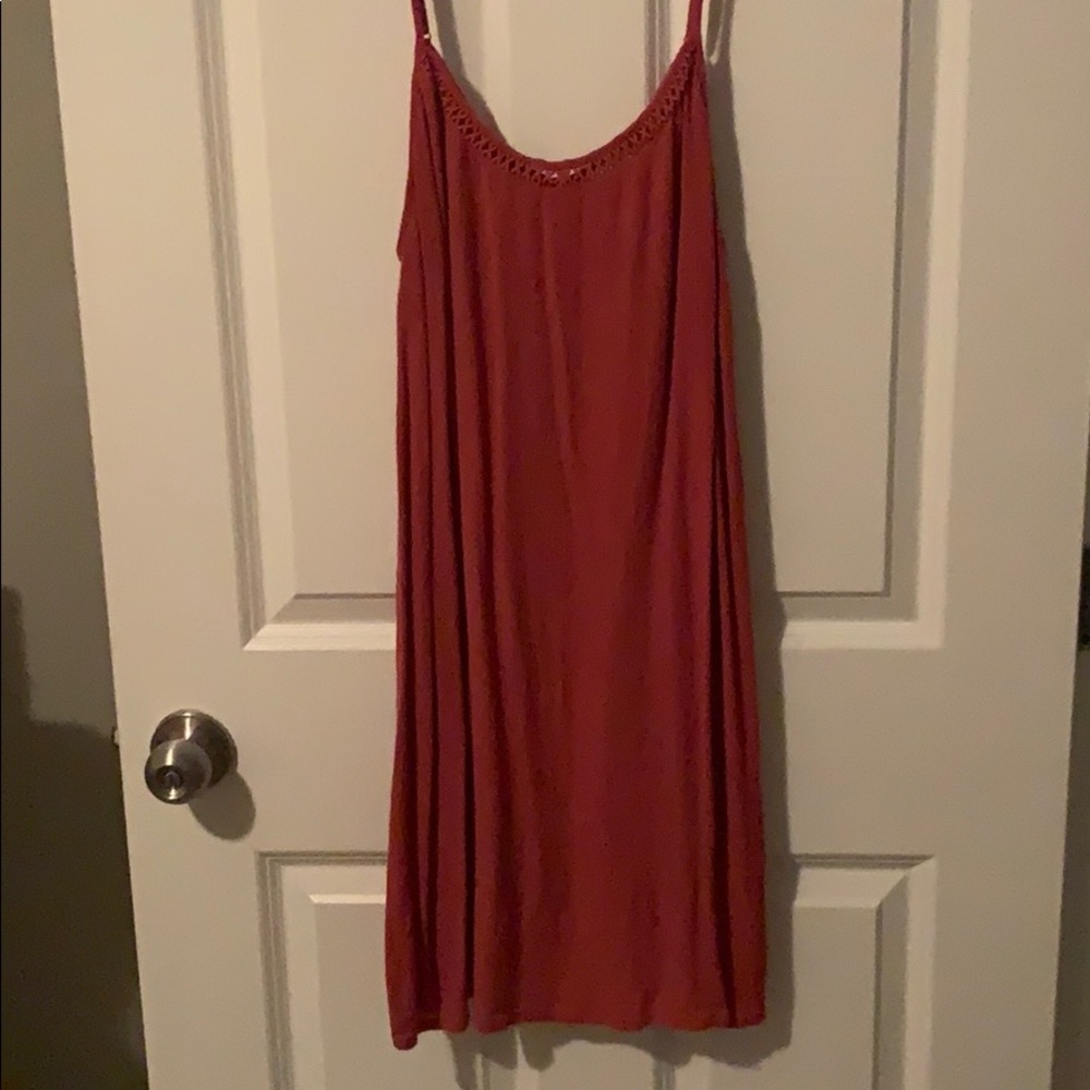 Rust sun dress